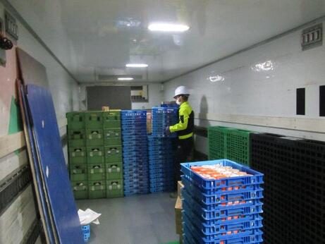 東京港運送株式会社の作業風景の写真