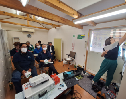 幸徳運輸有限会社の教育風景