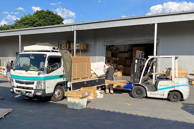 大島運輸株式会社のトラックの写真