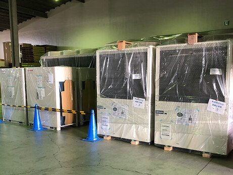 みずほ倉庫株式会社の倉庫内の風景写真