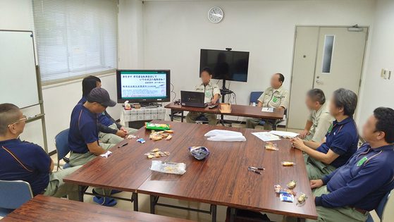 多摩運送株式会社の教育風景