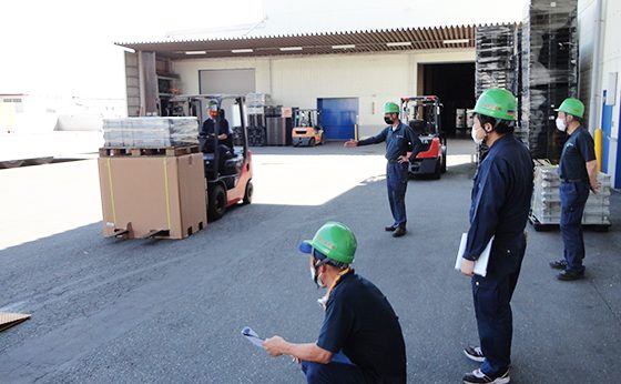 武蔵野運送株式会社の教育風景の写真