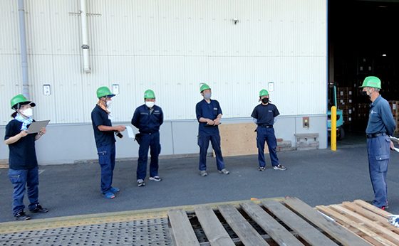 武蔵野運送株式会社の教育風景の写真